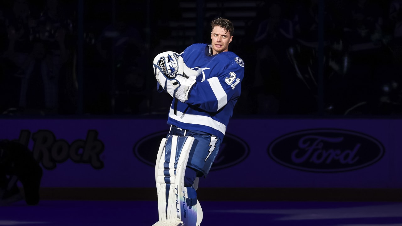 Tampa Bay Lightning Name Number Team Worn Practice Jersey