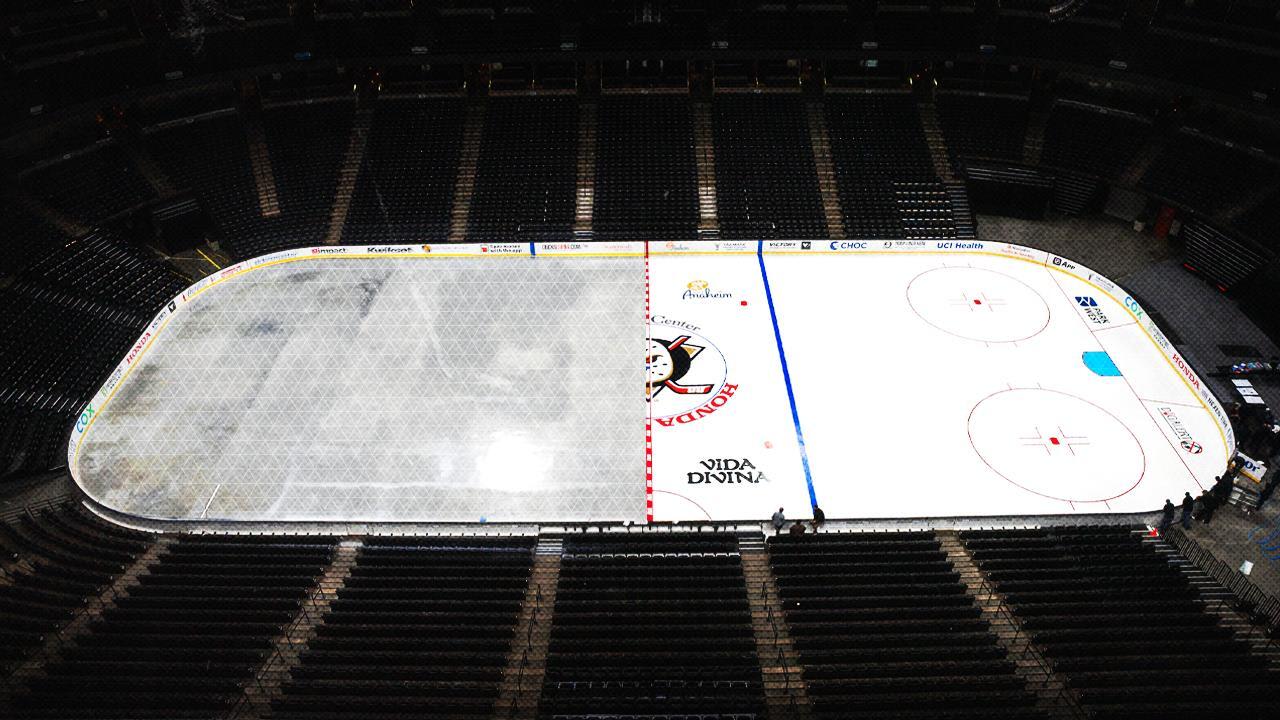 Honda Center 2025-26 Ice Install | Anaheim Ducks