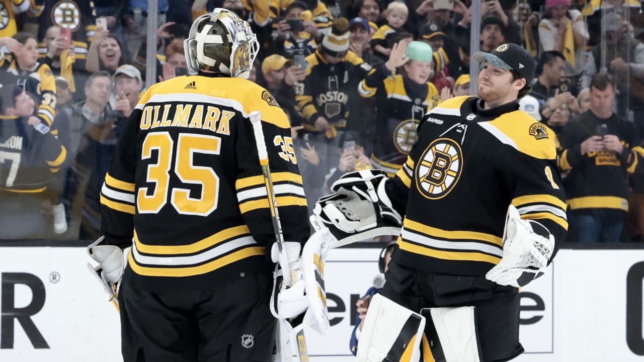 Jeremy Swayman's Game 7 reaction should get Bruins fans pumped