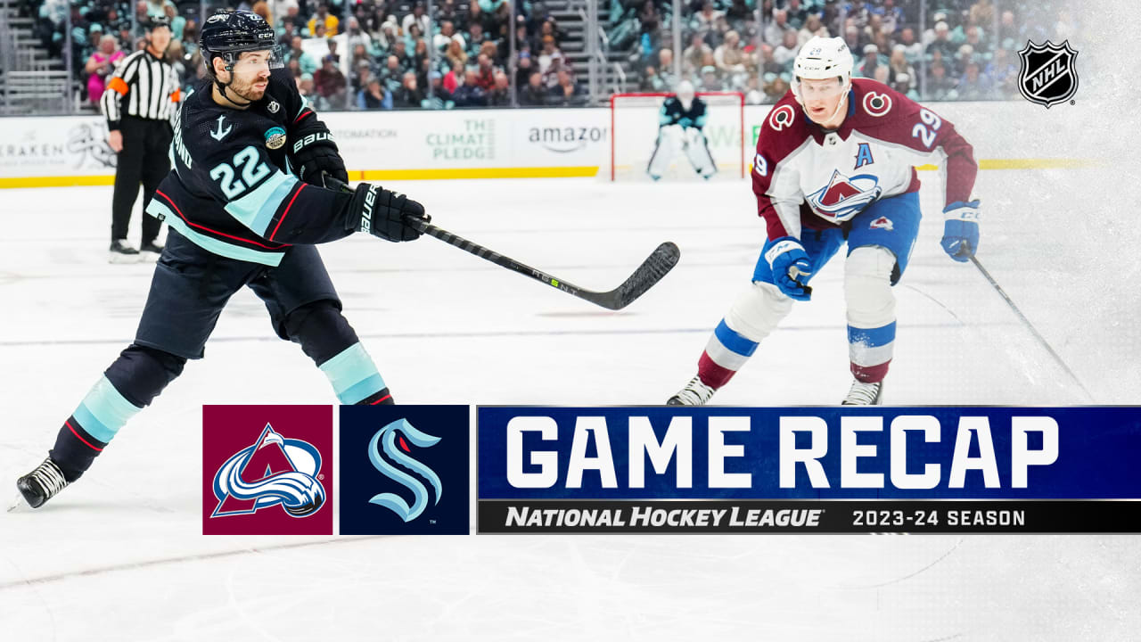 Avalanche tie NHL record with road win against Kraken