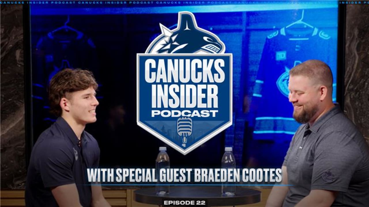 Braeden Cootes Joins Canucks Insider Podcast to Discuss Development Camp and Taking his Game to the Next Level | Vancouver Canucks