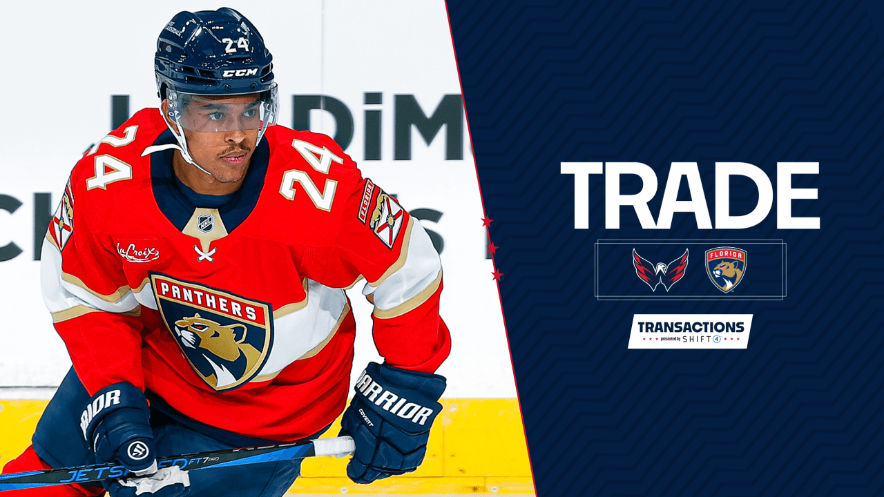 Capitals Acquire Justin Sourdif from the Florida Panthers | Washington Capitals