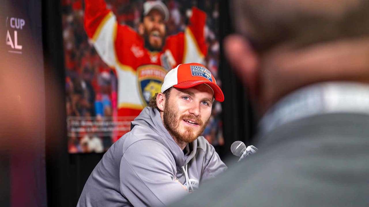 Panthers meet the media prior to Stanley Cup Final | Florida Panthers
