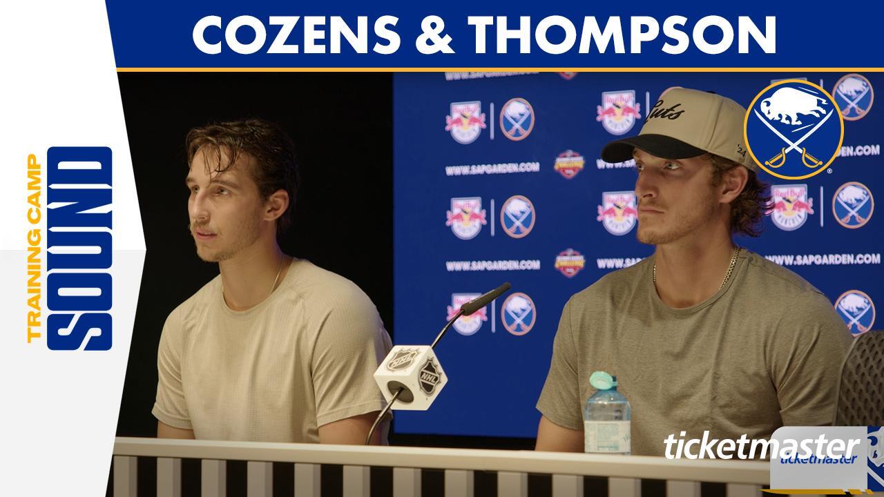 Dylan Cozens & Tage Thompson After Training Camp Buffalo Sabres