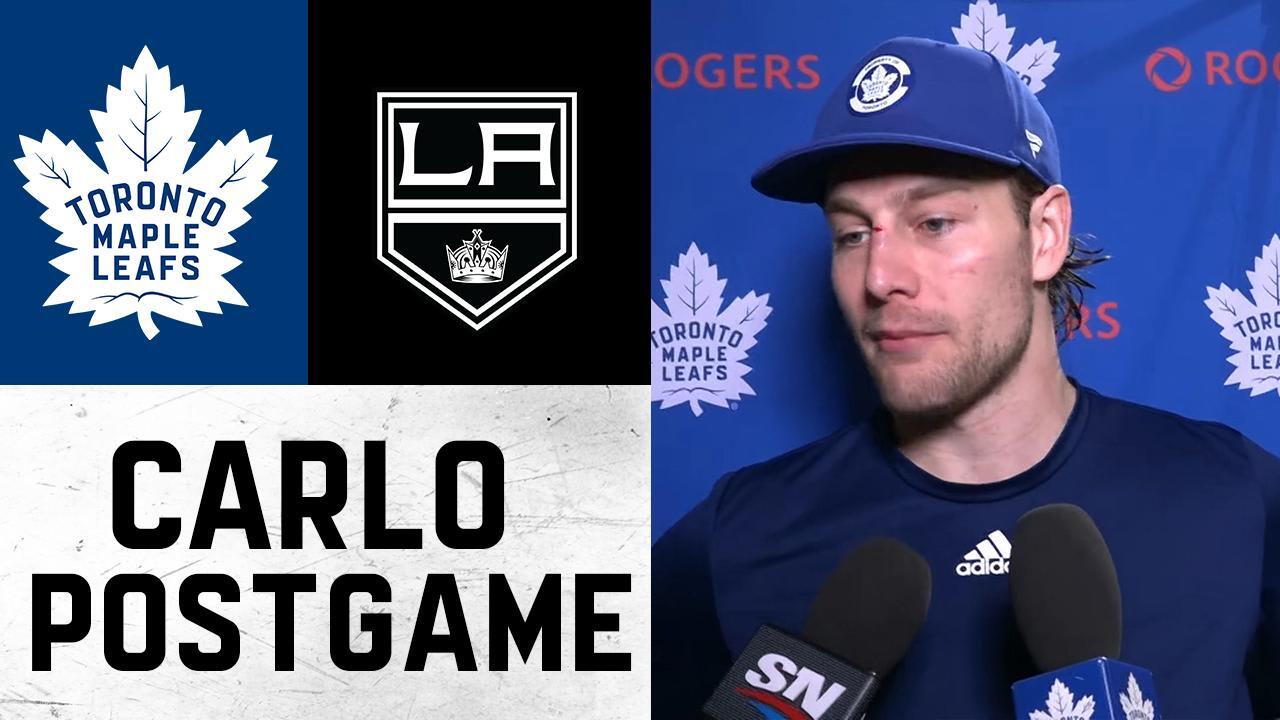 Brandon Carlo | Post Game | Toronto Maple Leafs
