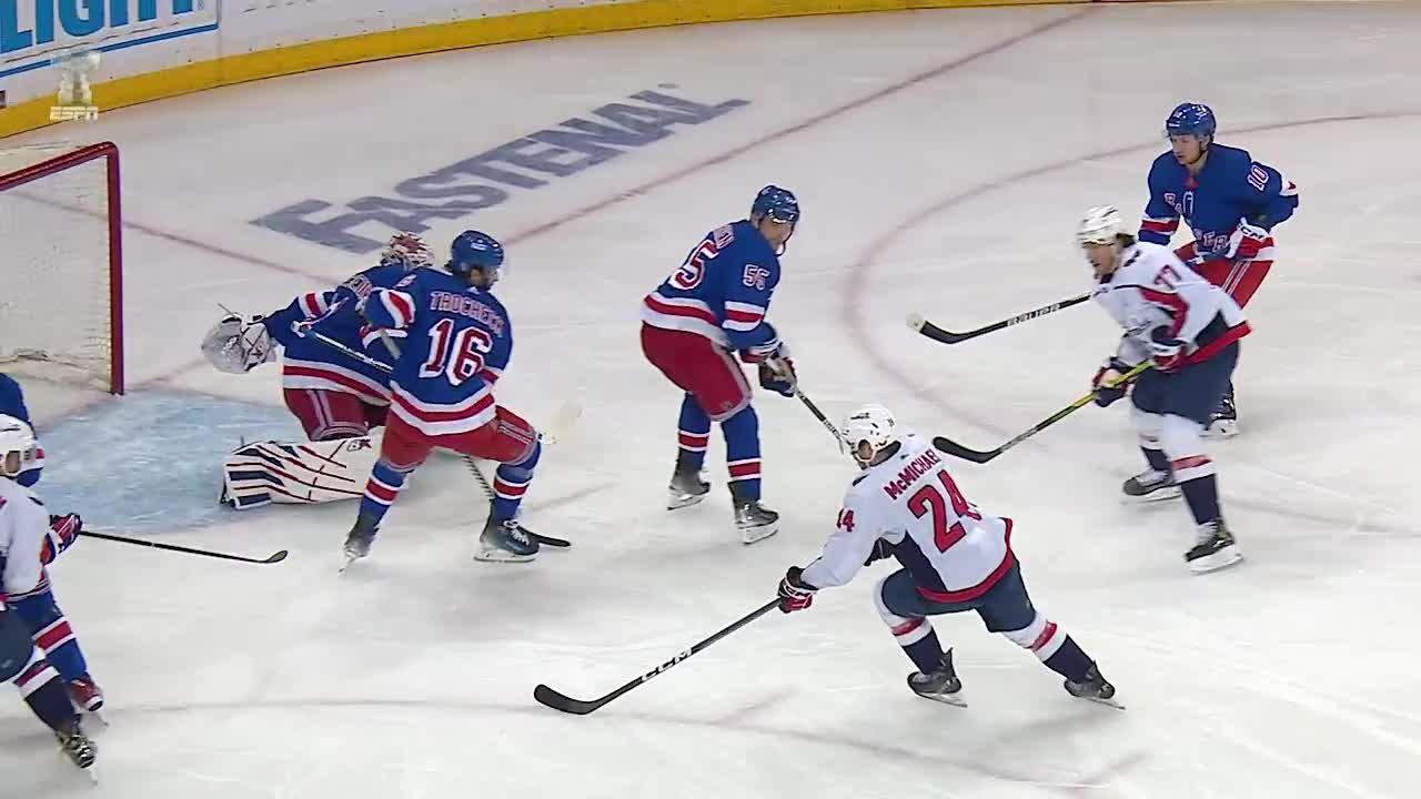 WSH@NYR: McMichael Scores Goal Against New York Rangers | Washington ...