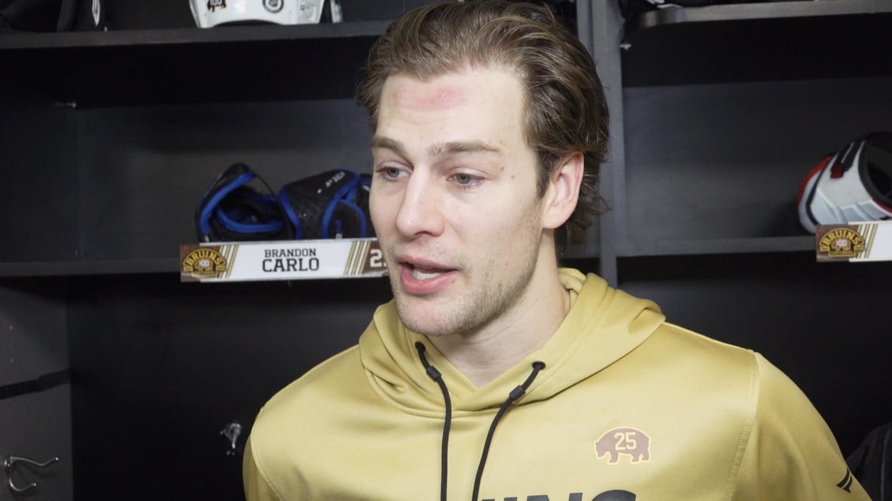 Locker Room Raw: Brandon Carlo | Boston Bruins