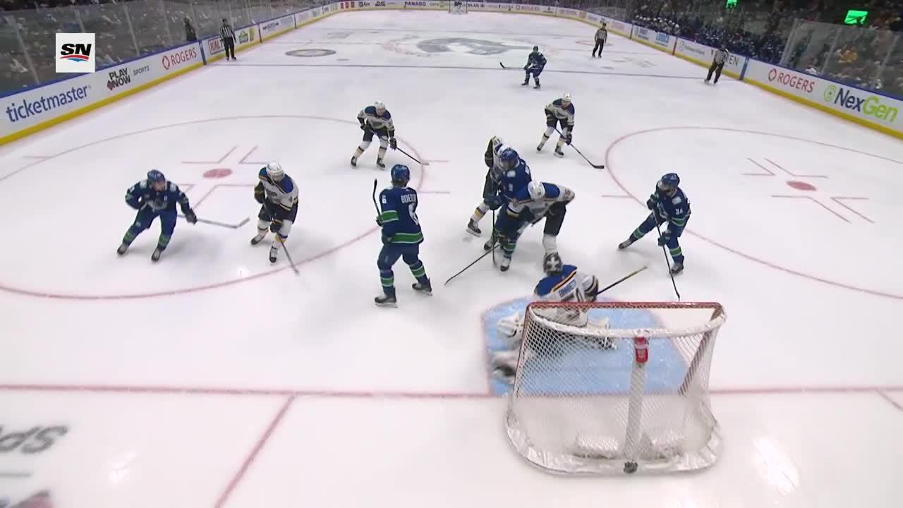 STL@VAN: Hughes scores goal against Blues | Vancouver Canucks