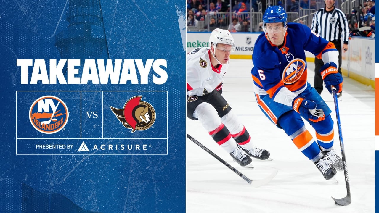 Takeaways: Islanders Fall 2-0 to Sens | New York Islanders