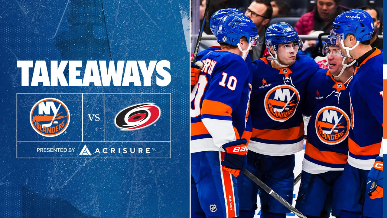 Takeaways: Resilient Isles Overcome Canes with 3-2 OT Win | New York Islanders