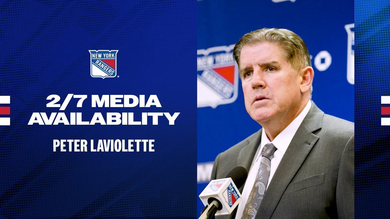 Postgame: Laviolette | New York Rangers