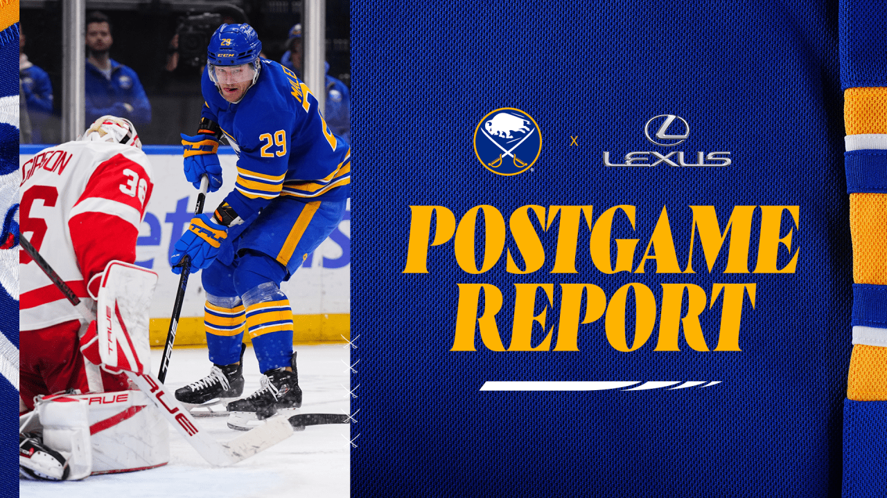 Early penalties set tone for Sabres’ loss to Red Wings