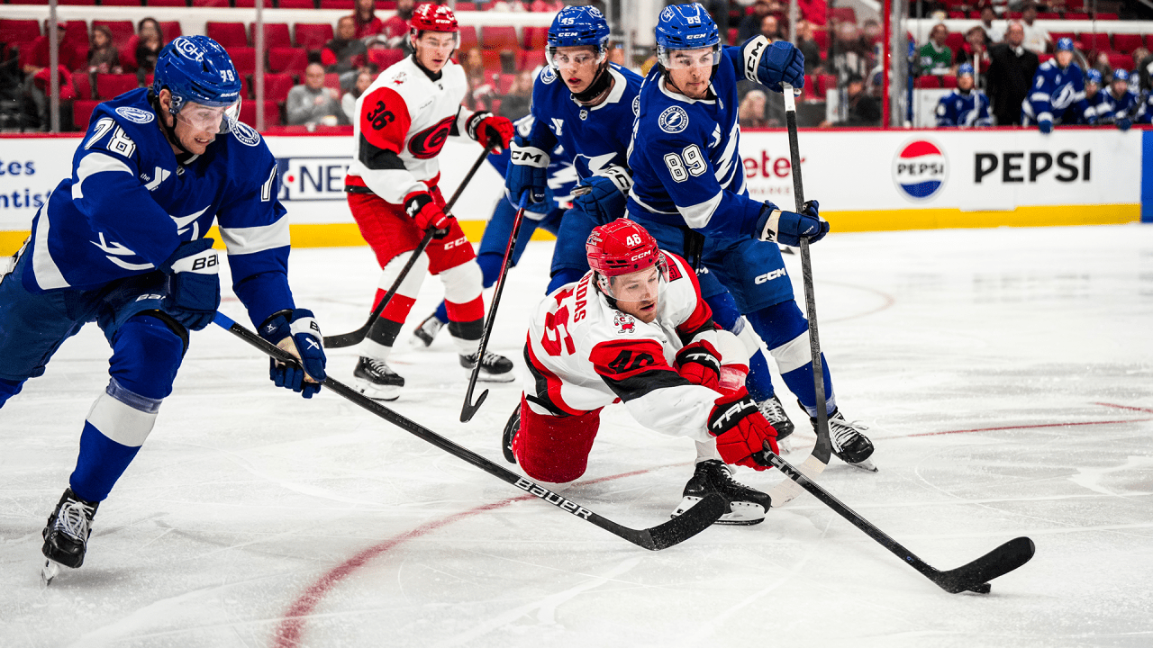 Recap: Canes Quieted By Bolts In Preseason Opener