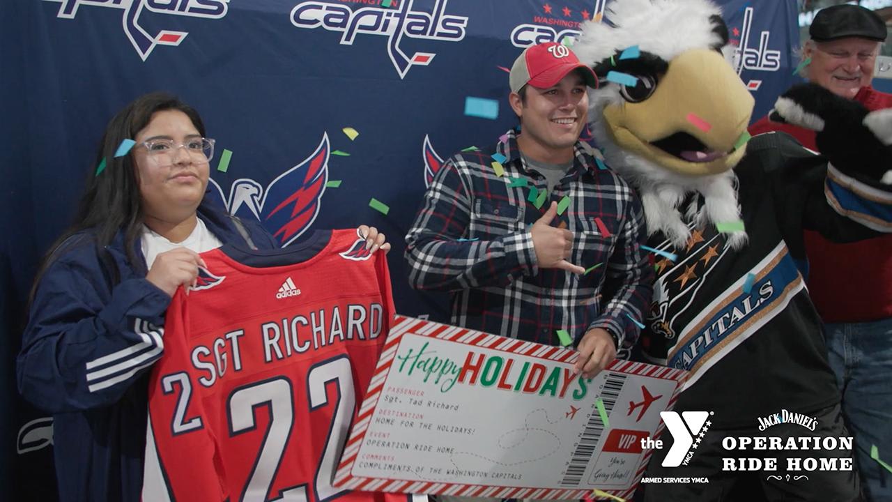 Operation Ride Home Sgt Richard Washington Capitals