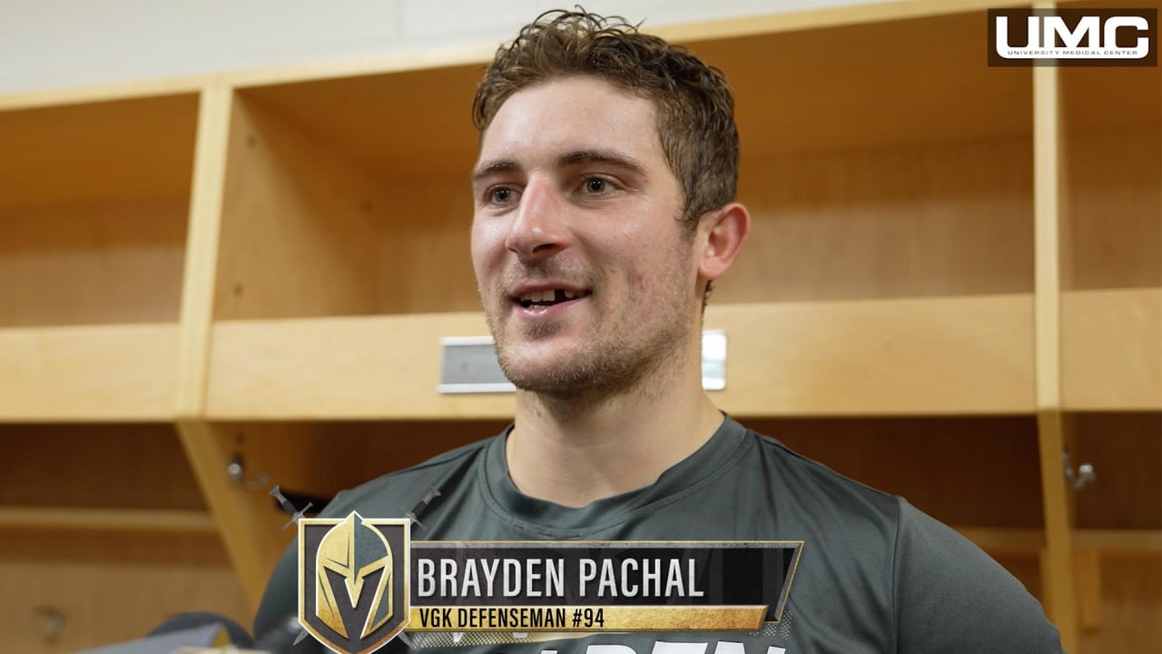 Brayden Pachal Postgame 10/12 Vegas Golden Knights