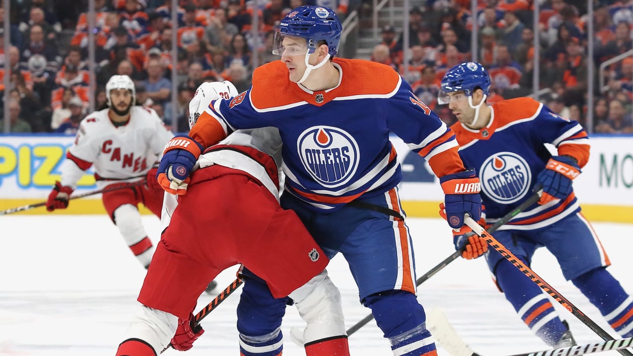 PROJECTED LINEUP Oilers vs. Hurricanes Edmonton Oilers