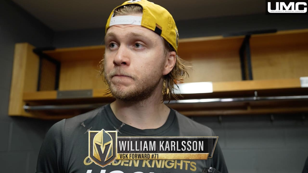 Golden Knights' William Karlsson gets haircut, Golden Knights