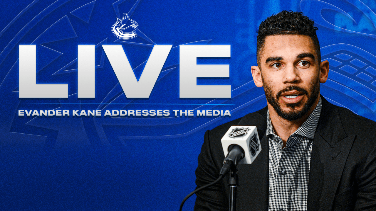 LIVE | Evander Kane Media Availability | Vancouver Canucks