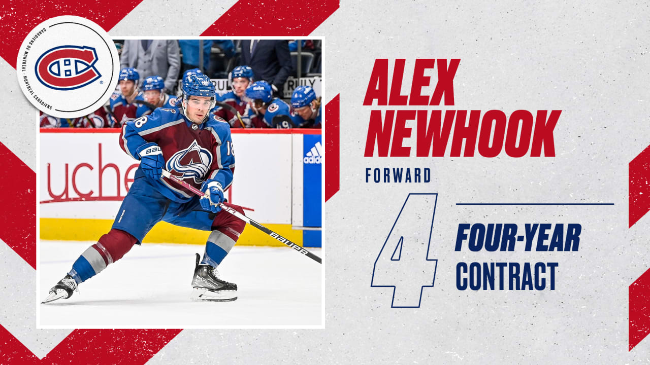 Avalanche trade Alex Newhook to the Canadiens for late-first and