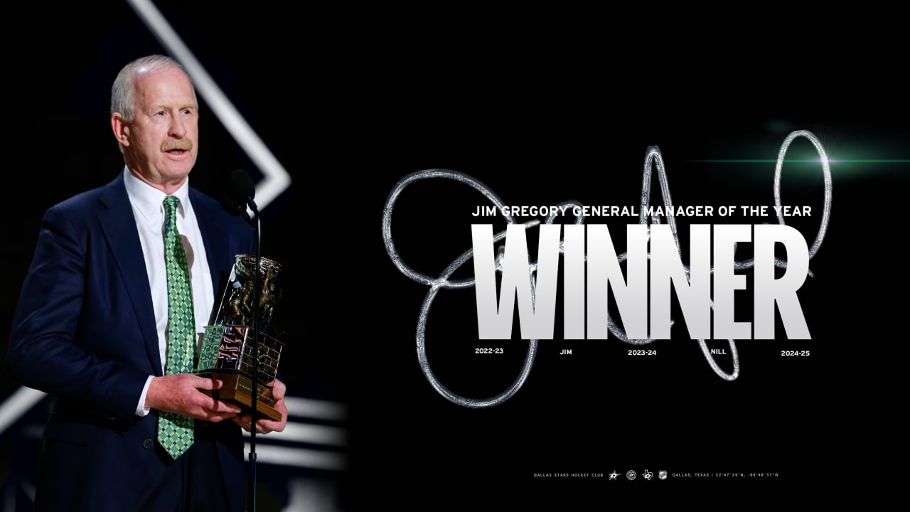 Dallas Stars General Manager Jim Nill wins 2024-25 Jim Gregory General Manager of the Year Award  | Dallas Stars