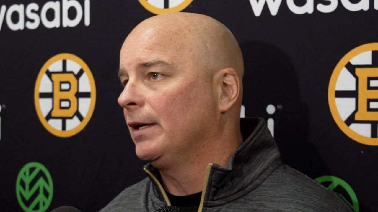 Press Room: Jim Montgomery | Boston Bruins