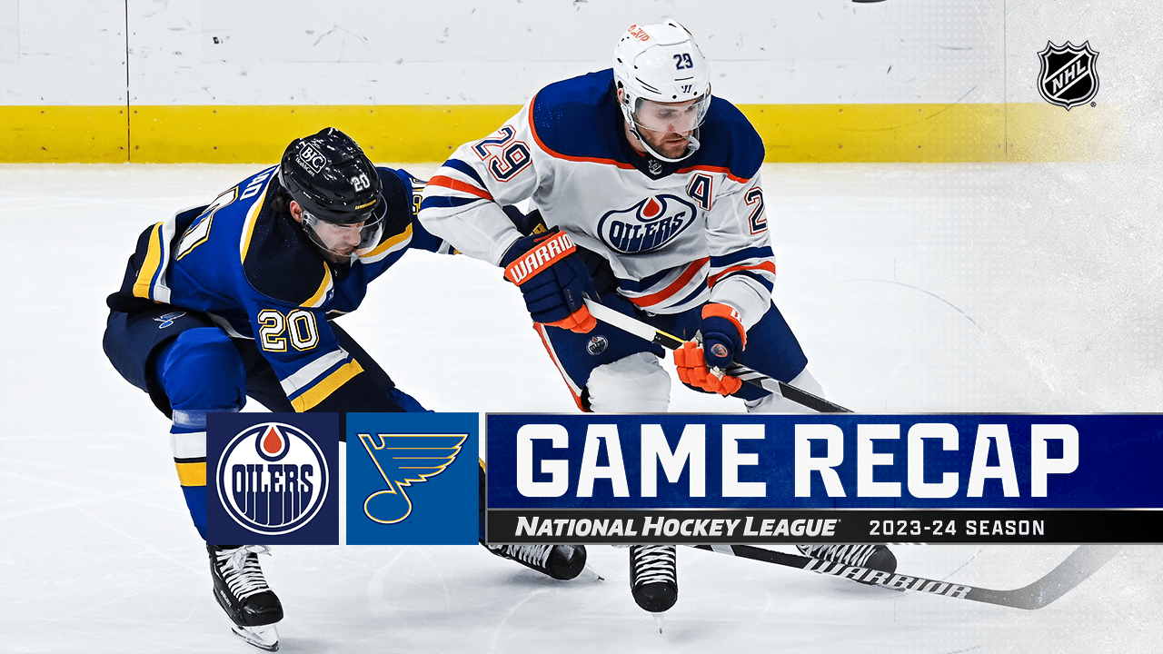 Blues defeat Oilers in OT, gain in West wild card