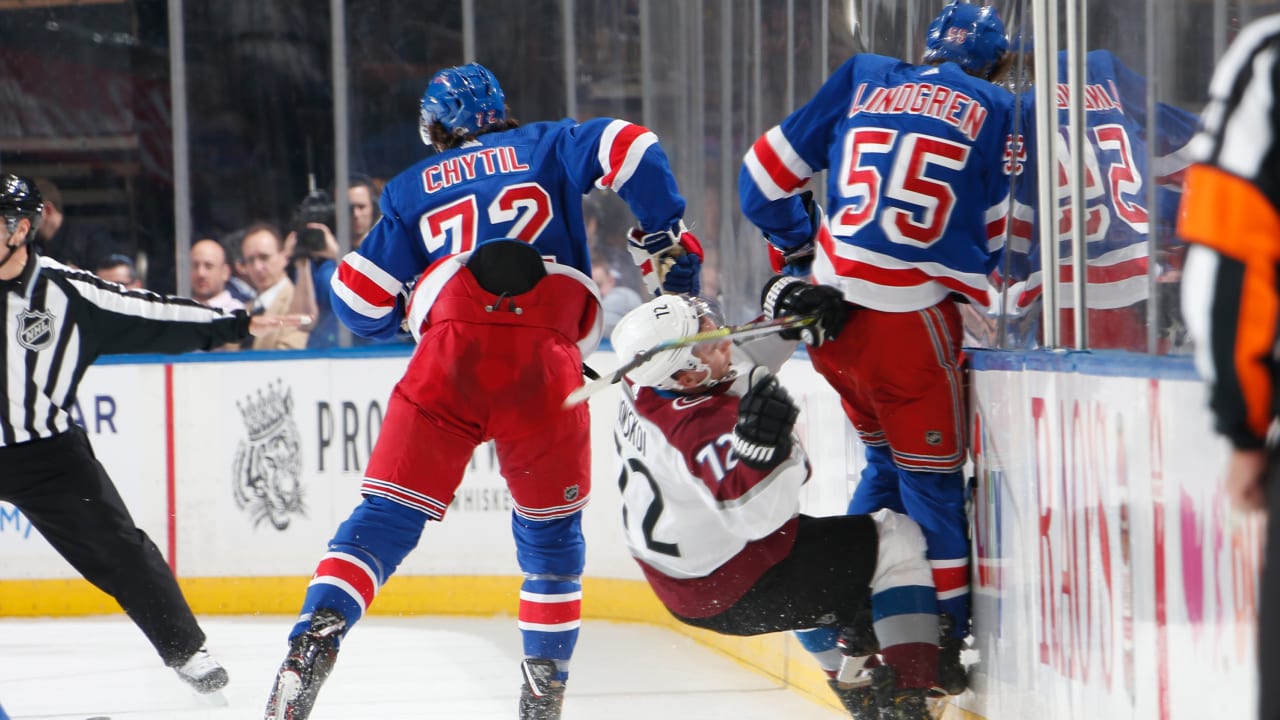 Lindgren to have hearing for actions in Rangers game against Avalanche ...
