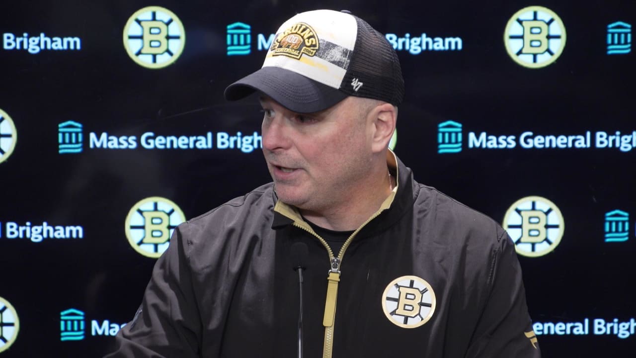 Press Room: Jim Montgomery | Boston Bruins