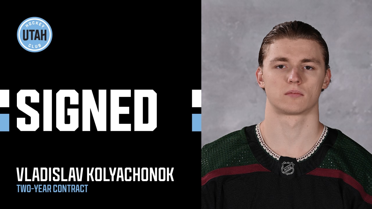 Utah Hockey Club Signs Vladislav Kolyachonok to Two-Year Contract  