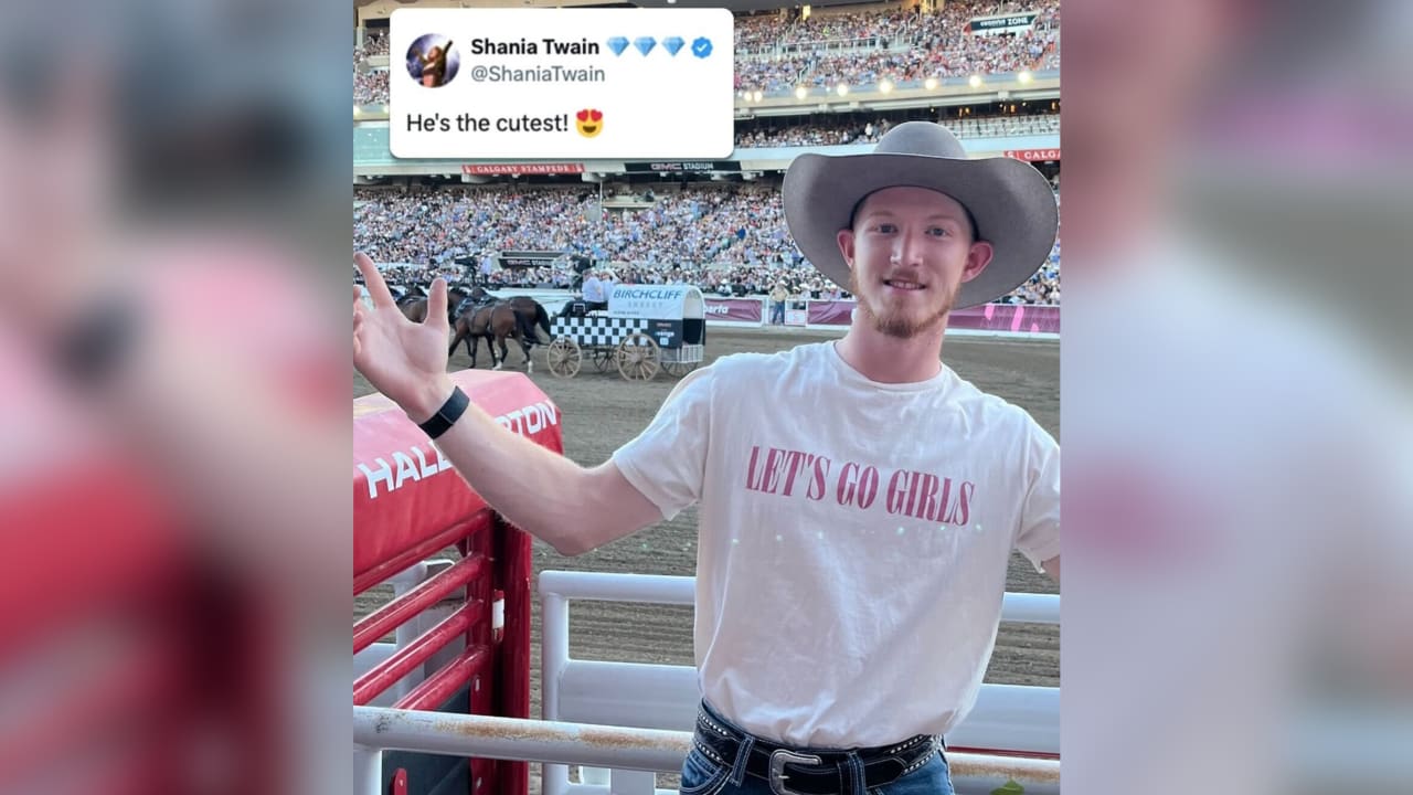 Shania Twain responds to Wolf’s T-shirt at Calgary Stampede | NHL.com