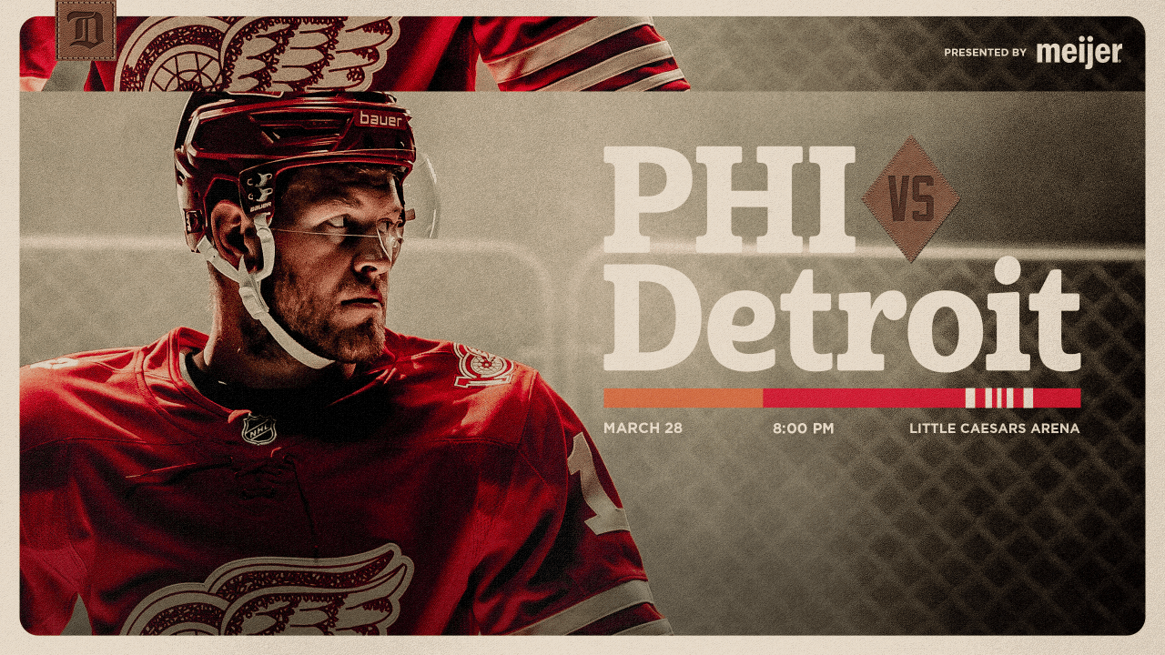 PREVIEW: Both in Eastern Conference’s Wild-Card race, Red Wings set to host Flyers on Saturday