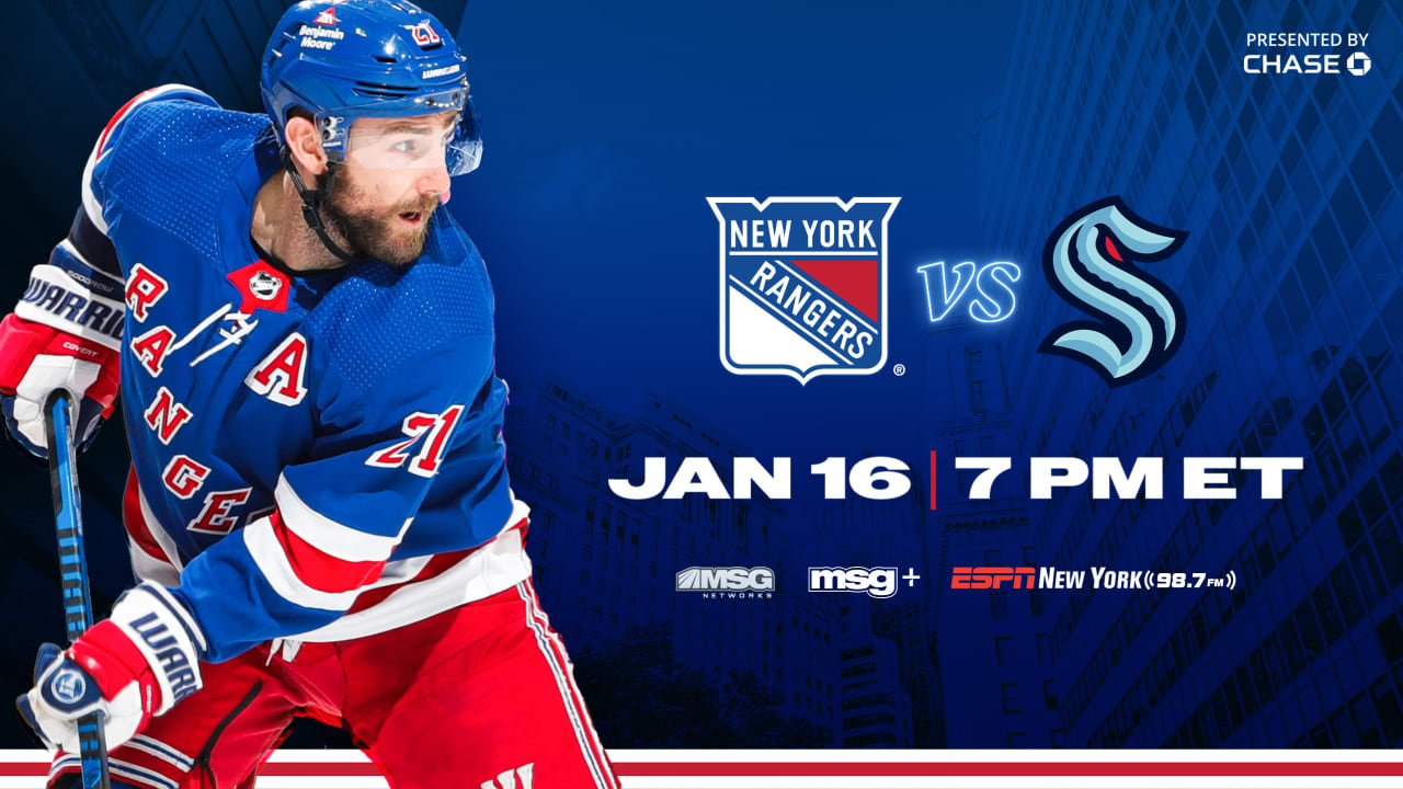 Pregame Notes: Rangers Vs. Kraken | New York Rangers