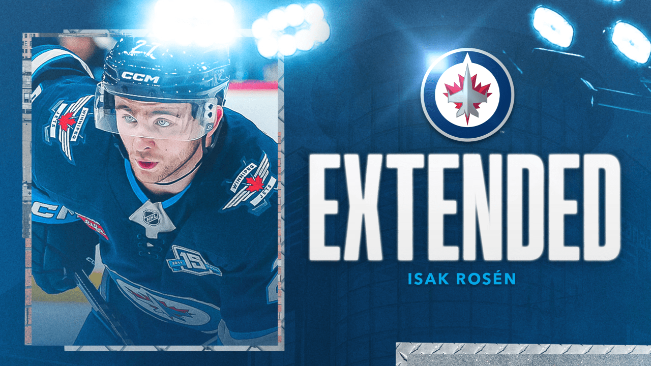 Jets sign forward Isak Rosén to a two-year contract extension