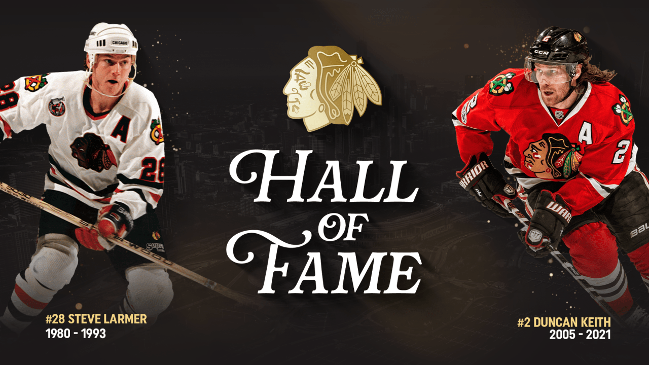 RELEASE: Steve Larmer and Duncan Keith Elected to Blackhawks Hall of Fame |  Chicago Blackhawks, image size:1280x720