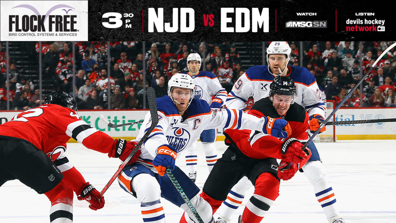 Devils Host Cup Finalist Oilers in Saturday Matinee | PREVIEW