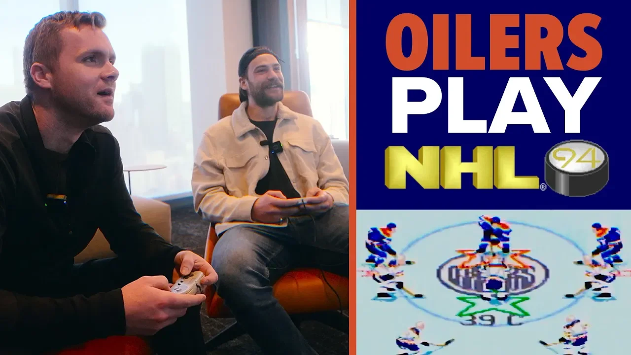 Edmonton Oilers Play NHL '94 at NHL HQ | NHL.com