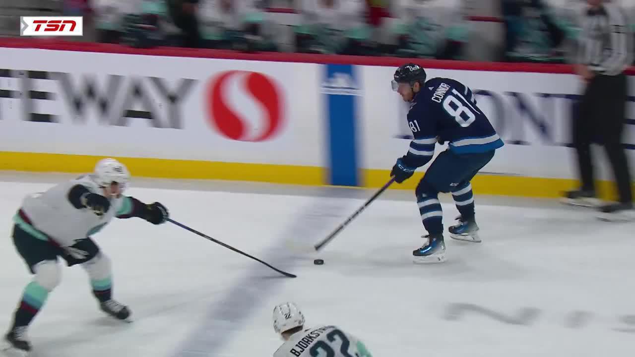 SEA@WPG: Connor Scores Goal Against Philipp Grubauer | Winnipeg Jets