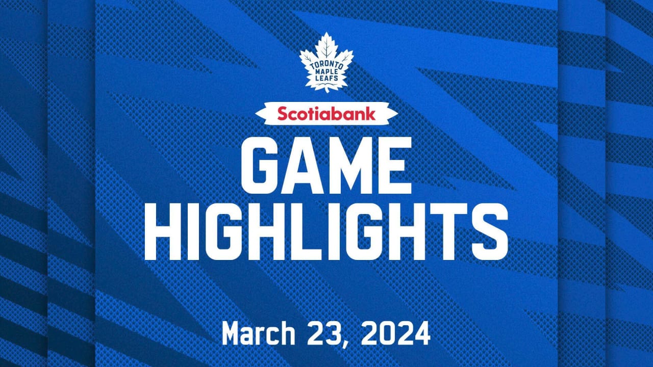 Scotiabank Game Highlights | EDM | Toronto Maple Leafs