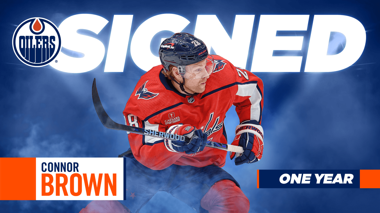 RELEASE: Oilers sign Connor Brown to one-year contract | Edmonton Oilers