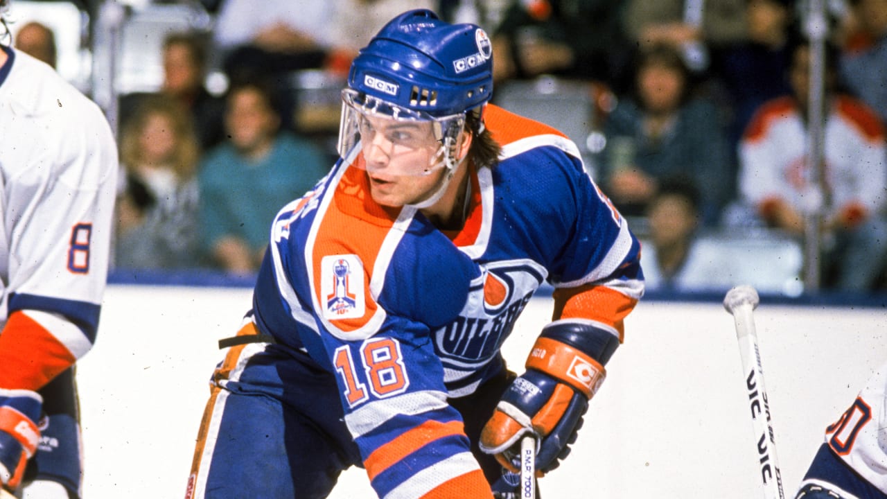 CCM  JARI KURRI Edmonton Oilers 1987 Vintage NHL Hockey Jersey