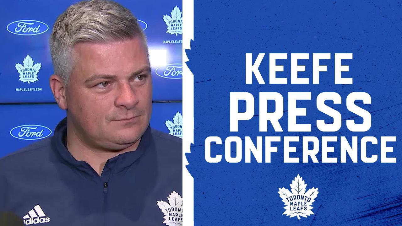 Sheldon Keefe | Practice | Toronto Maple Leafs