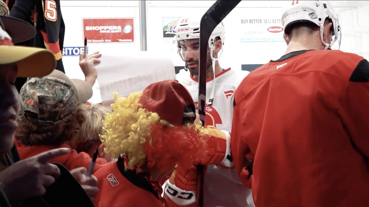 Hitting The Ice In Canmore Calgary Flames