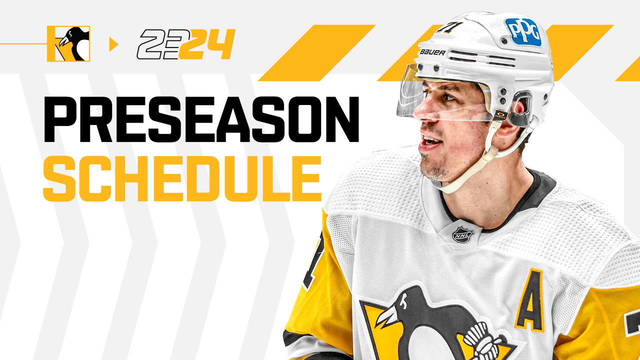 The Nova Scotia Showdown Highlights Penguins' 2023 PreSeason Schedule