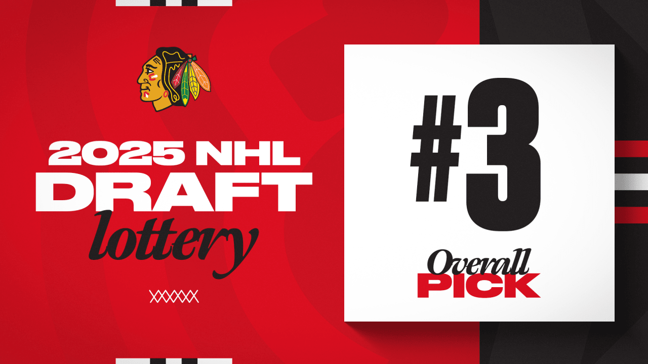 RELEASE: Blackhawks to Pick Third Overall in 2025 NHL Draft | Chicago Blackhawks