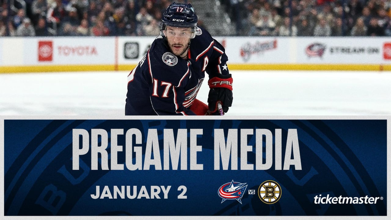 Pregame Media (1/2/24) | Columbus Blue Jackets