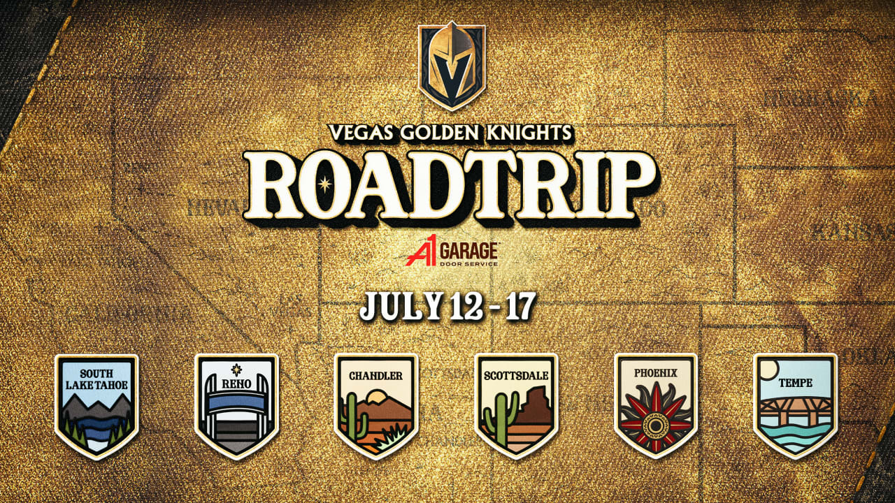 Vegas Golden Knights Announce 2025 VGK Road Trip Presented by A1 Garage Door Service | Vegas Golden Knights
