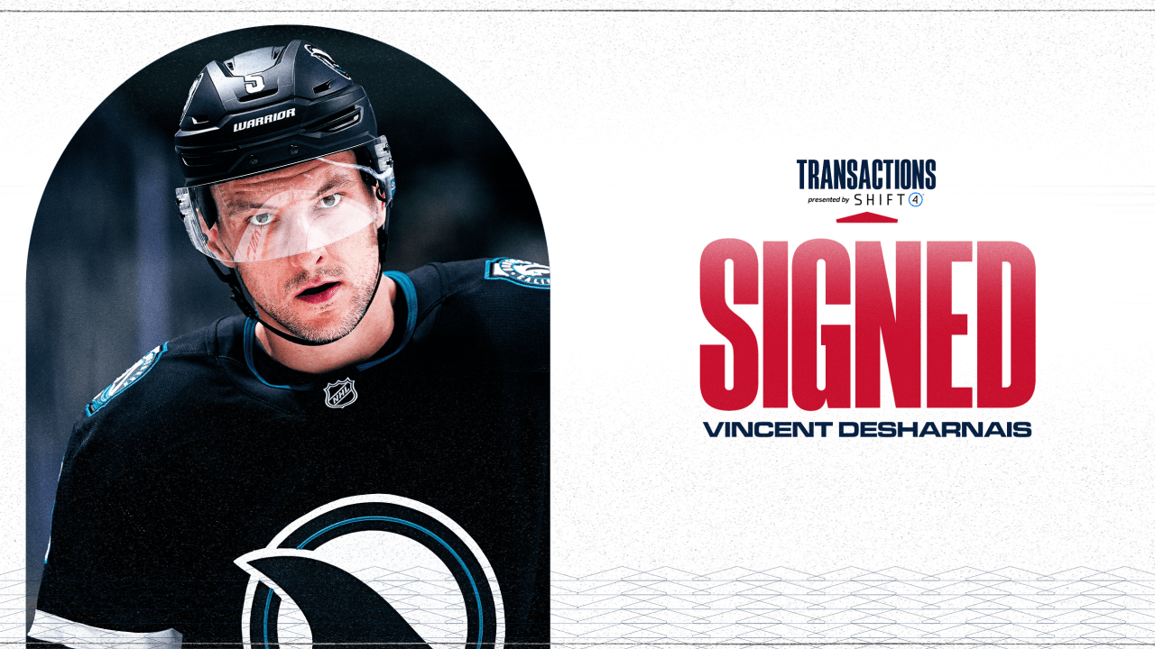 Capitals Sign Vincent Desharnais