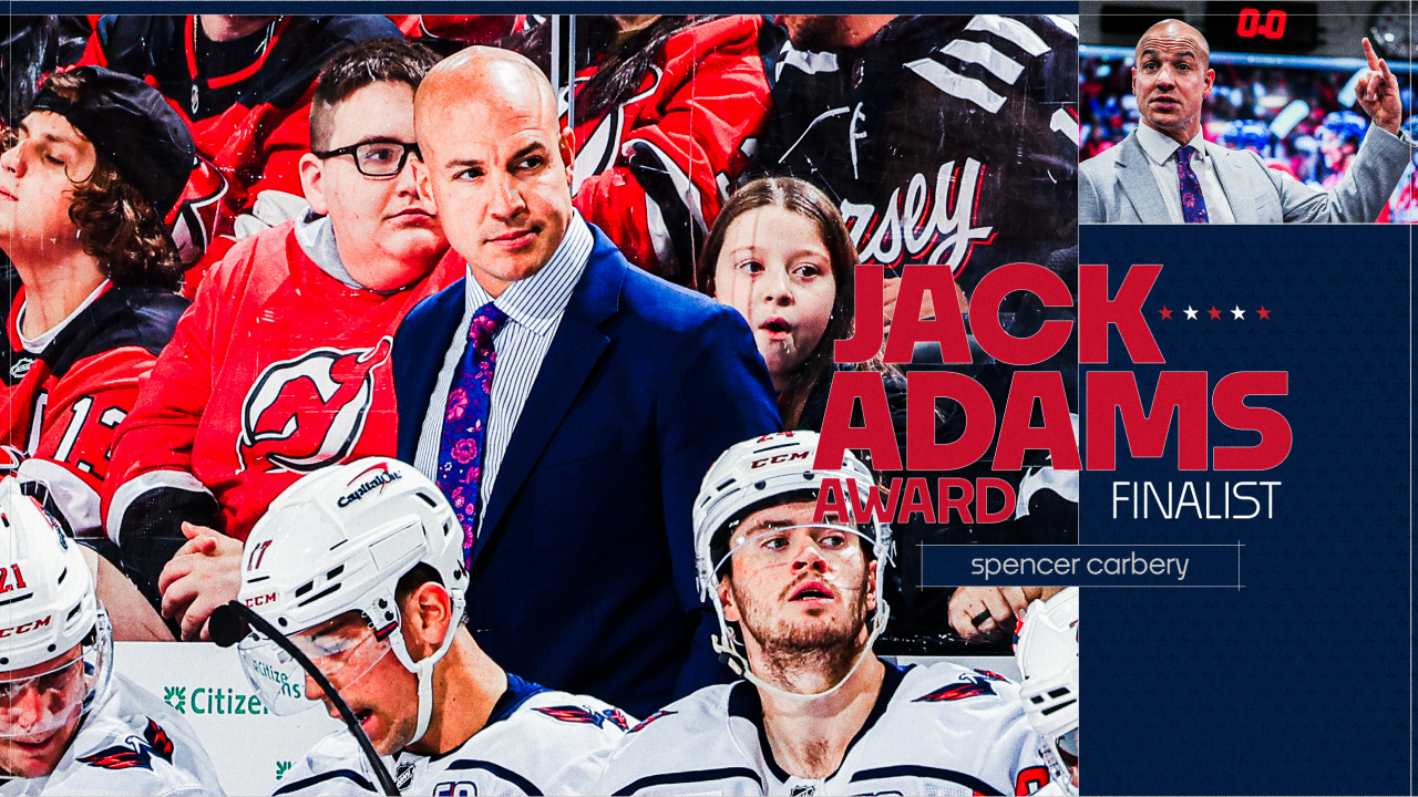 Spencer Carbery Named Finalist for Jack Adams Award | Washington Capitals