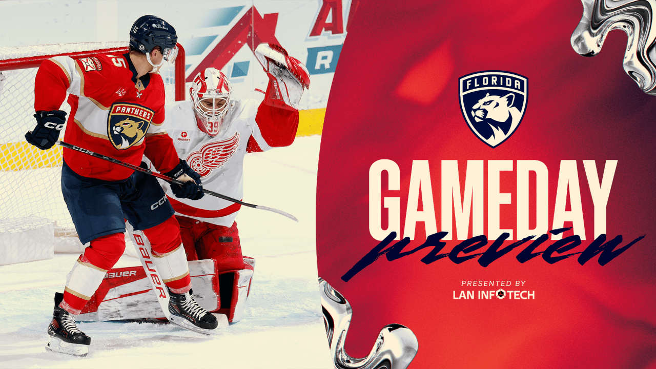 PREVIEW: Sturm returns to lineup as Panthers take on Detroit | Florida Panthers