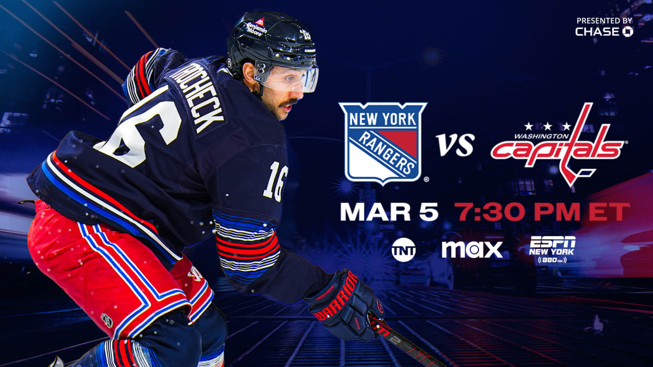 Rangers vs. Capitals: Pregame Notes | New York Rangers